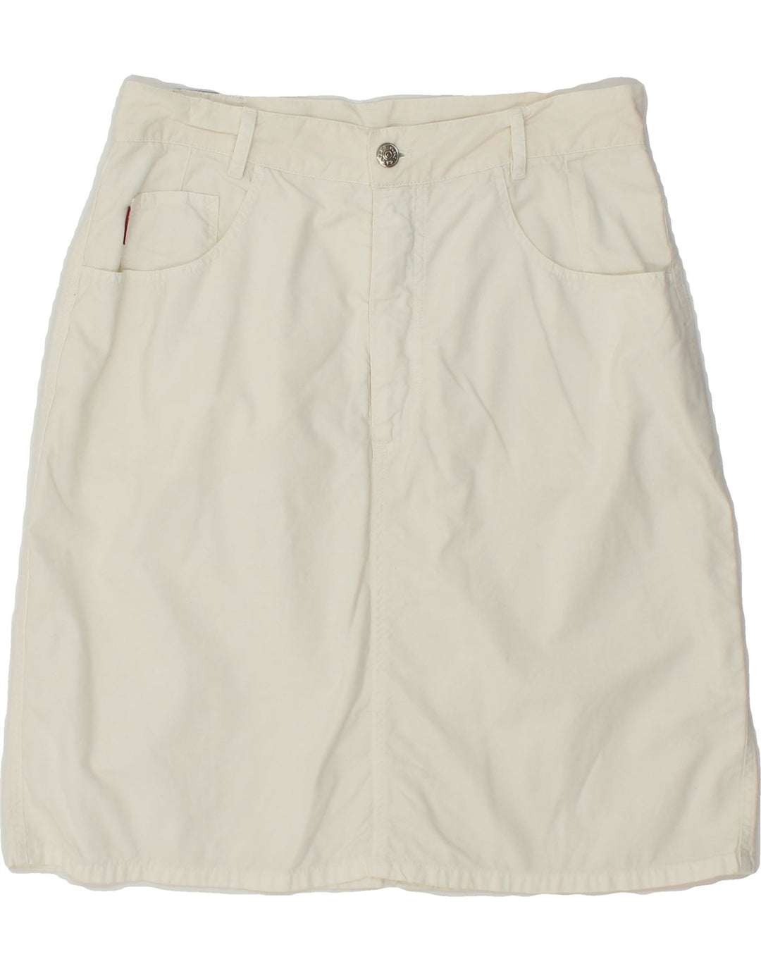 CARRERA Womens A-Line Skirt W28 Medium  White Vintage Carrera and Second-Hand Carrera from Messina Hembry 