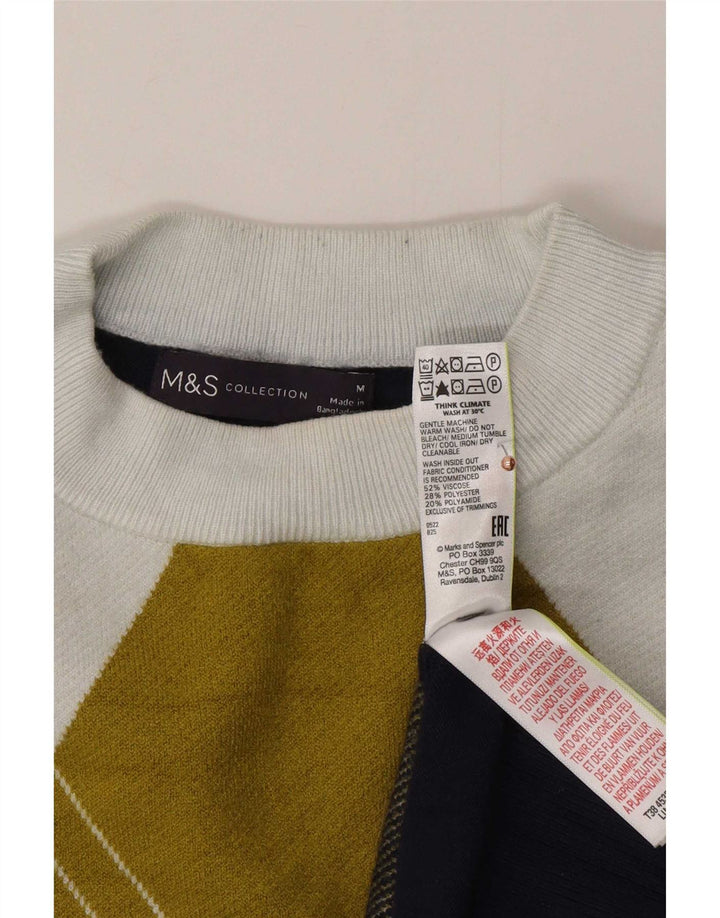 Marks & Spencer Dame sweater med rund hals DK 14 Medium Flerfarvet