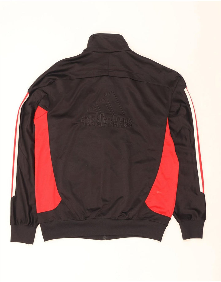 Adidas Træningsdragt til mænd Topjakke UK 40/42 Medium Sort Colourblock