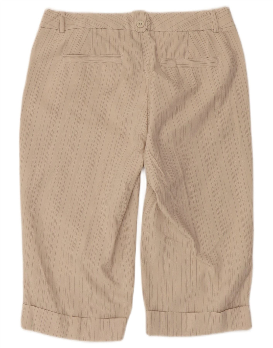 Dockers Dame Curvy Chino Shorts med lav talje US 4 Small W32 Beige Bomuld