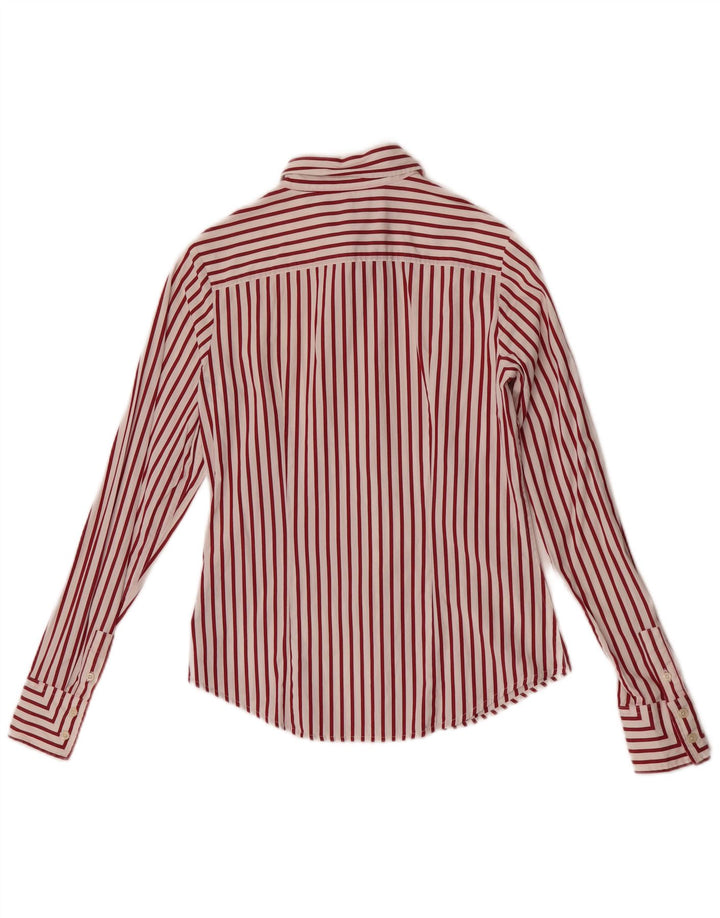 Tommy Hilfiger Dameskjorte US 6 Medium Rød Nålestribet Bomuld