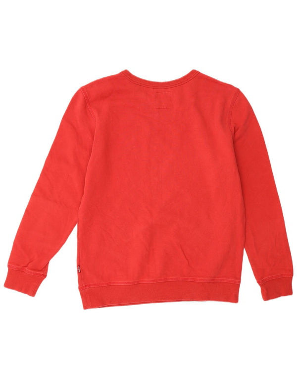 LEVI'S Boys Graphic Sweatshirt Jumper 15-16 Years Red Cotton
