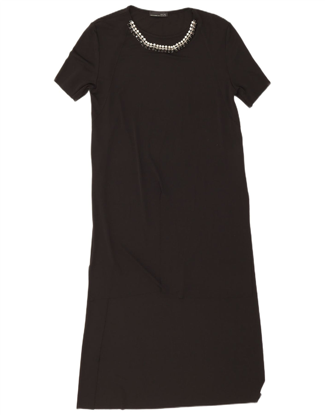 Zara Dame Maxi Dress UK 12 Medium Sort Polyester