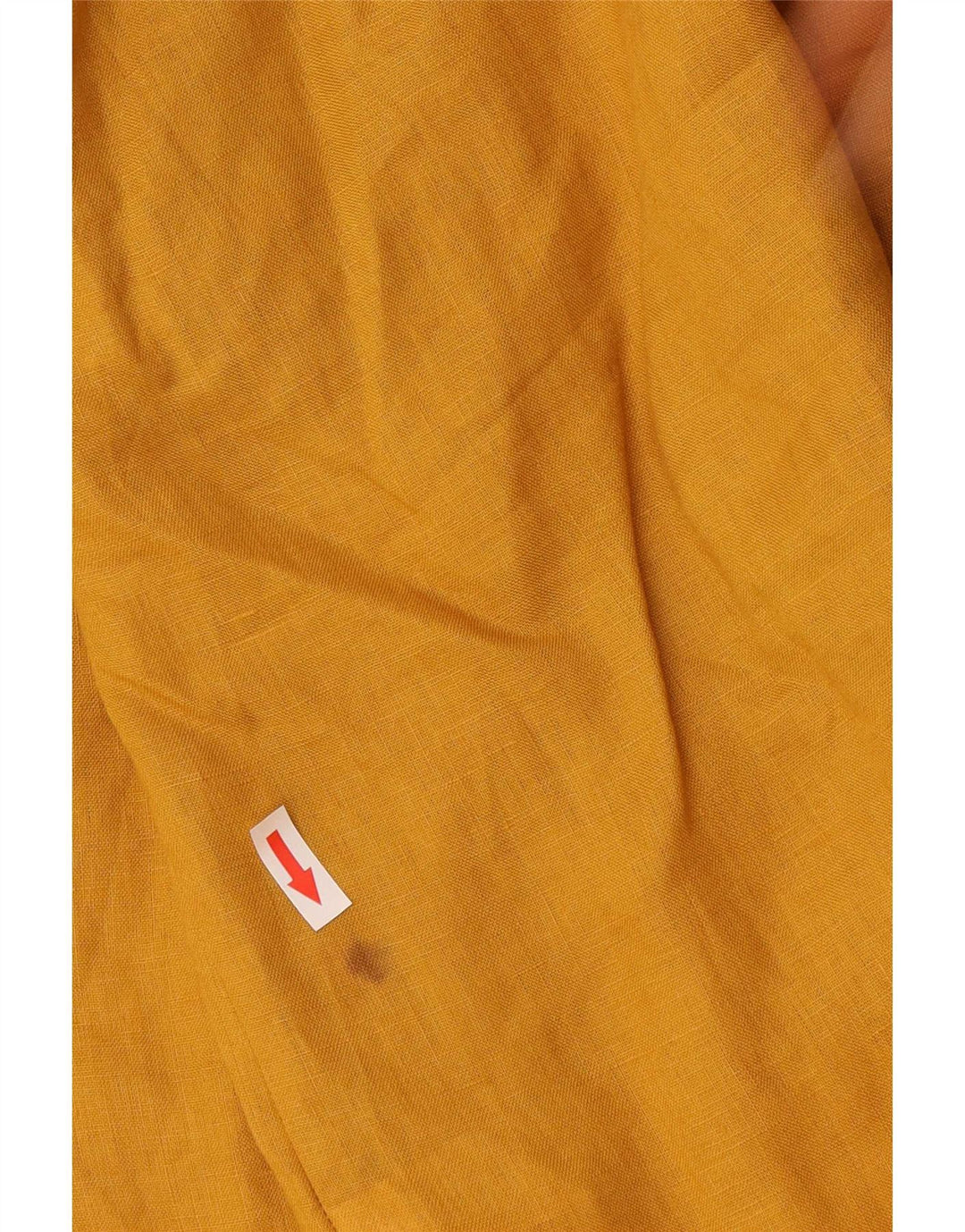 Marks & Spencer Damebluse Top UK 14 Large Yellow Linen