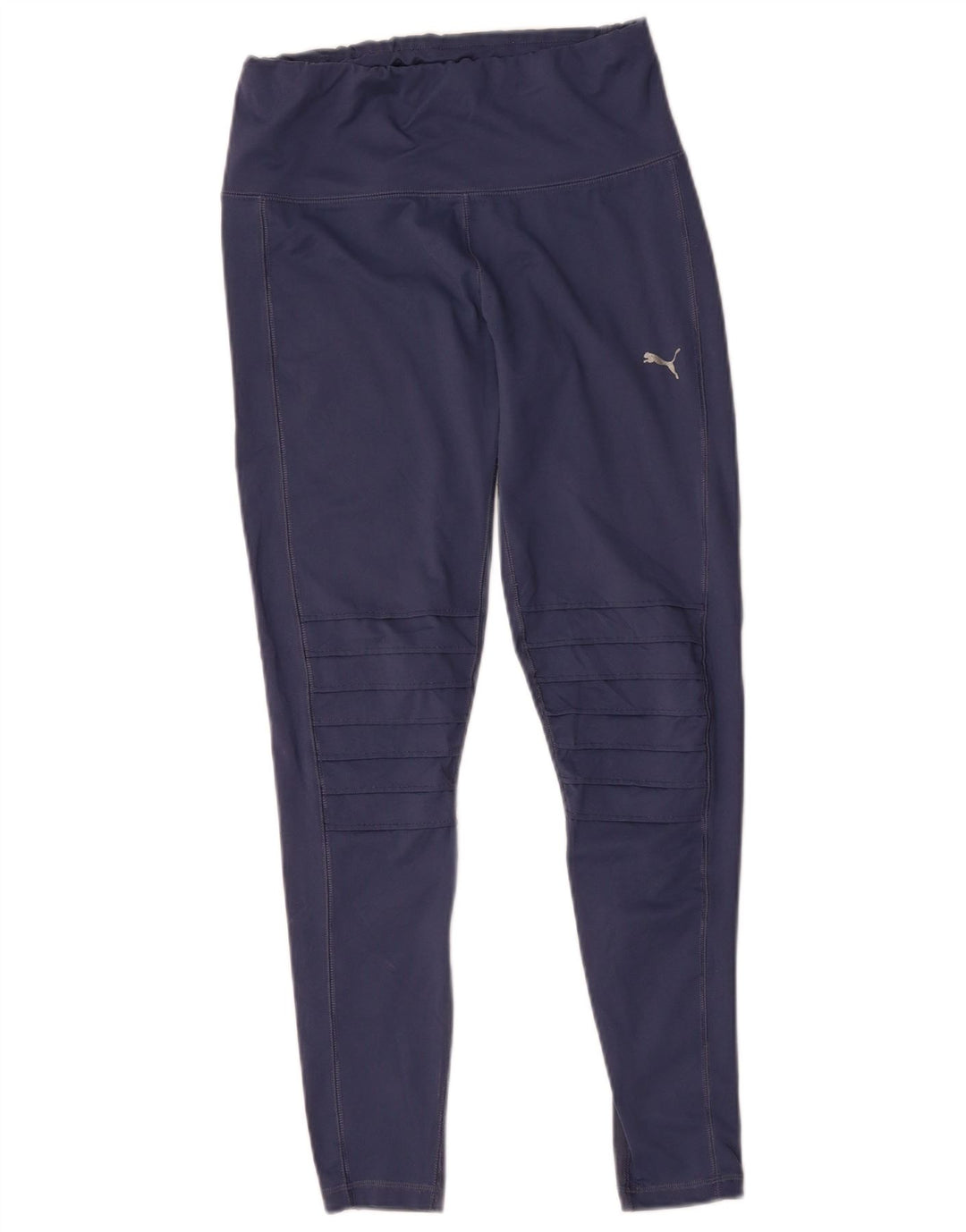PUMA Dame Leggings UK 14 Large Navy Blue