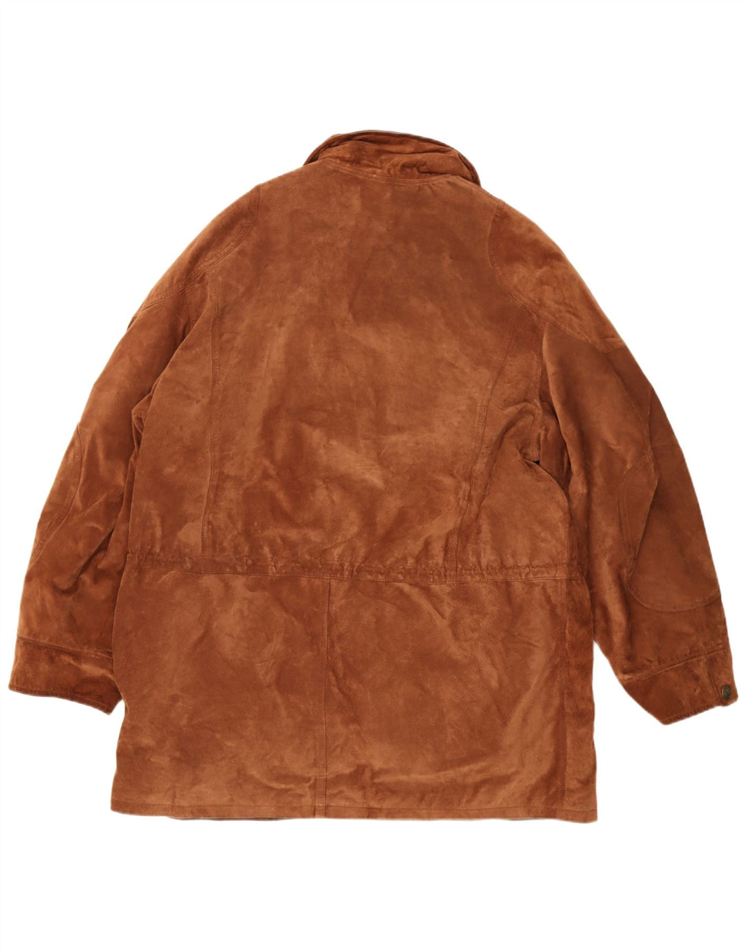 Vintage herre ruskindsoverfrakke UK 40 Large Brown