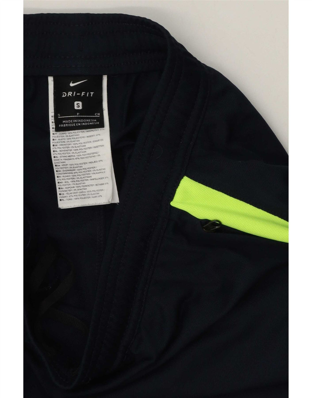 Nike Herre Dri Fit træningsdragt Bukser Små marineblå Colourblock Polyester