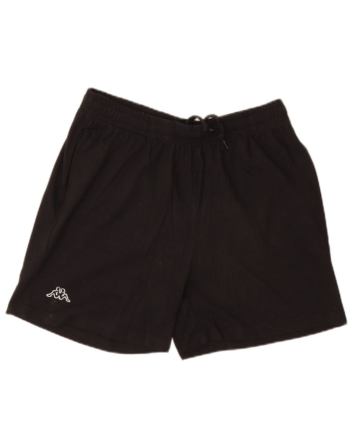 Kappa Herre Sportshorts Stor Sort Bomuld