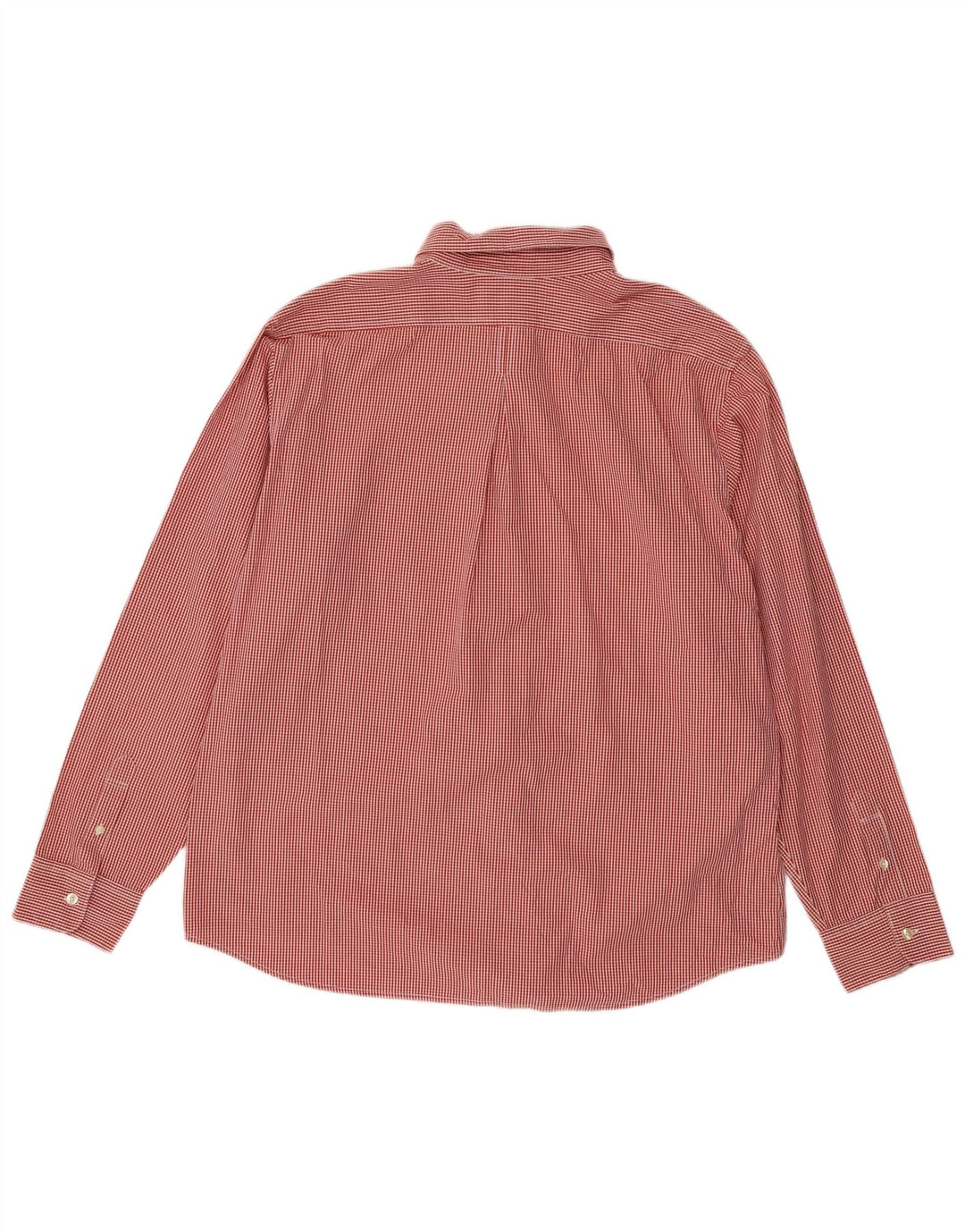 Dockers Herreskjorte XL Rød Gingham Bomuld