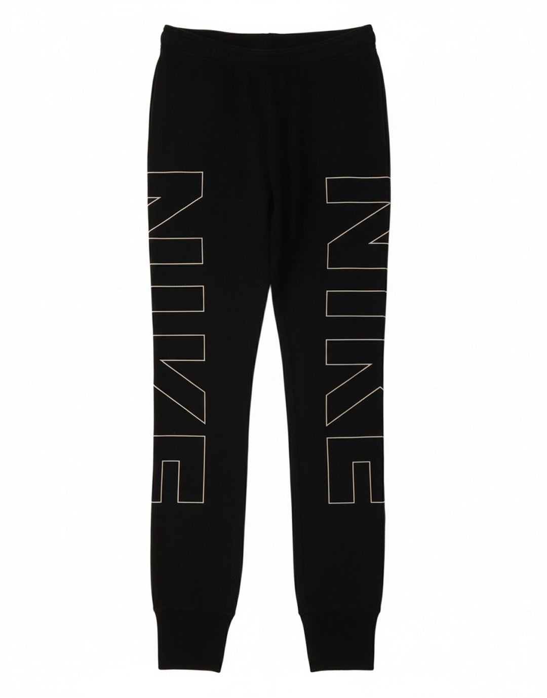 NIKE Womens Dri Fit Tracksuit Trousers Joggers UK 8 Small  Black Polyester