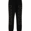 NIKE Womens Dri Fit Tracksuit Trousers Joggers UK 8 Small  Black Polyester