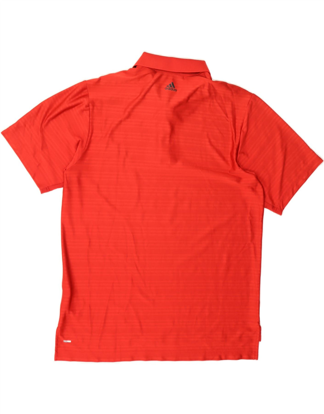 ADIDAS Mens Climacool Polo Shirt XL Red Striped Polyester Vintage Adidas and Second-Hand Adidas from Messina Hembry 