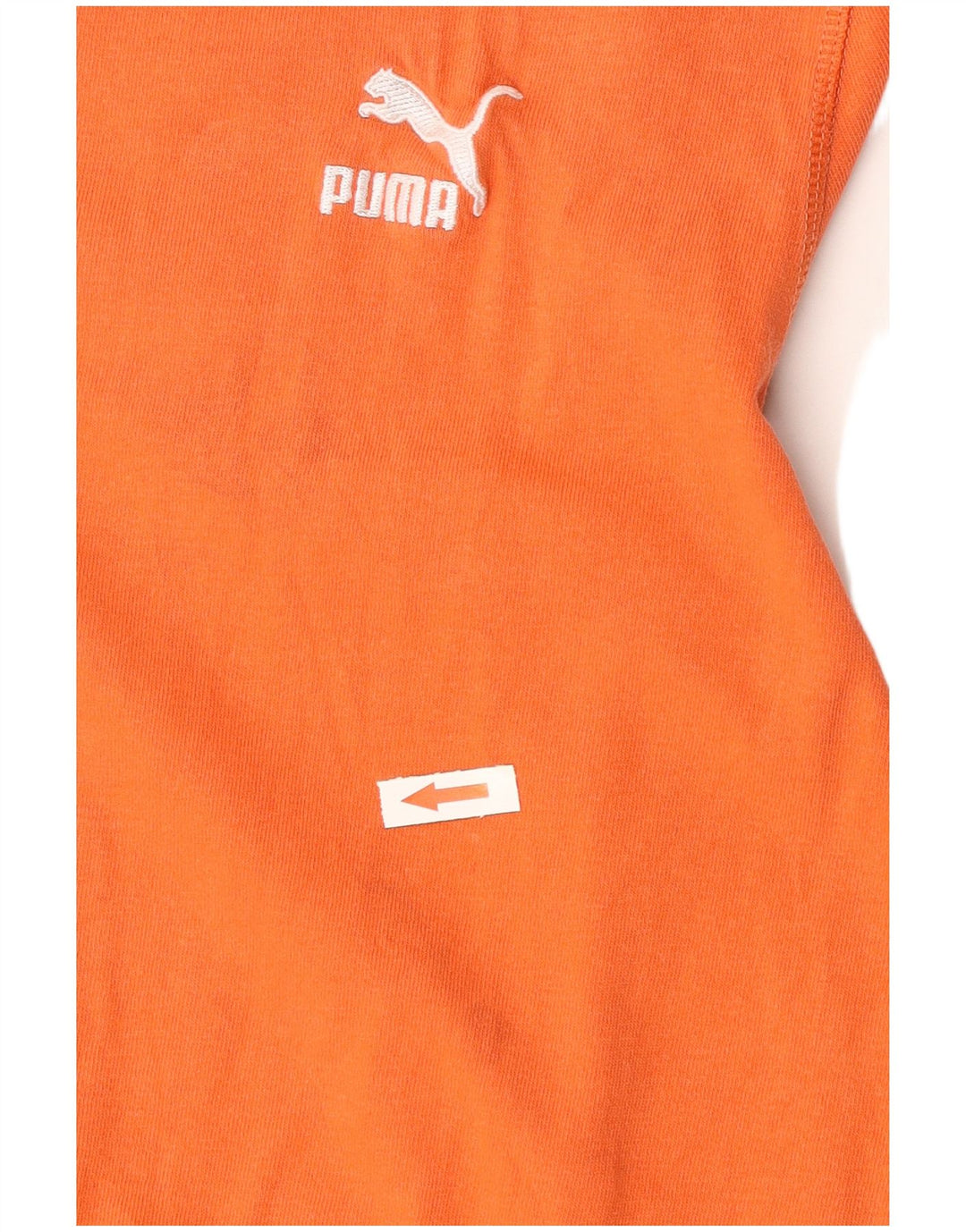 Puma Herre T-Shirt Top Medium Orange Bomuld