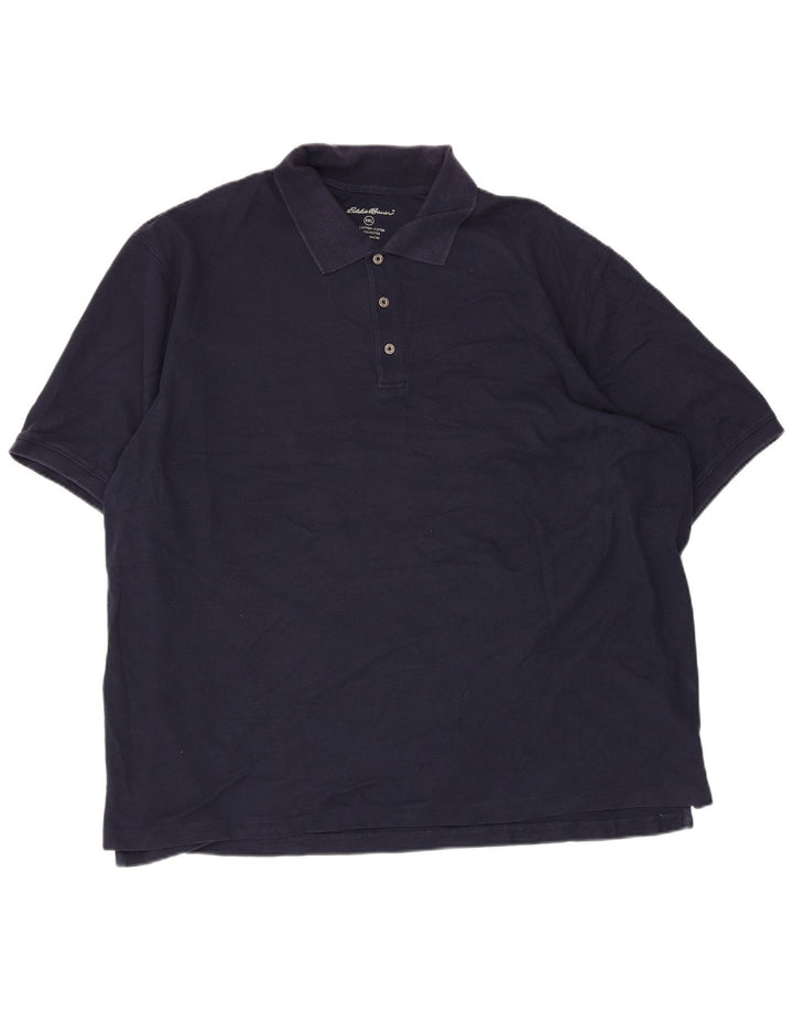 EDDIE BAUER Poloskjorte til mænd 2XL marineblå bomuld