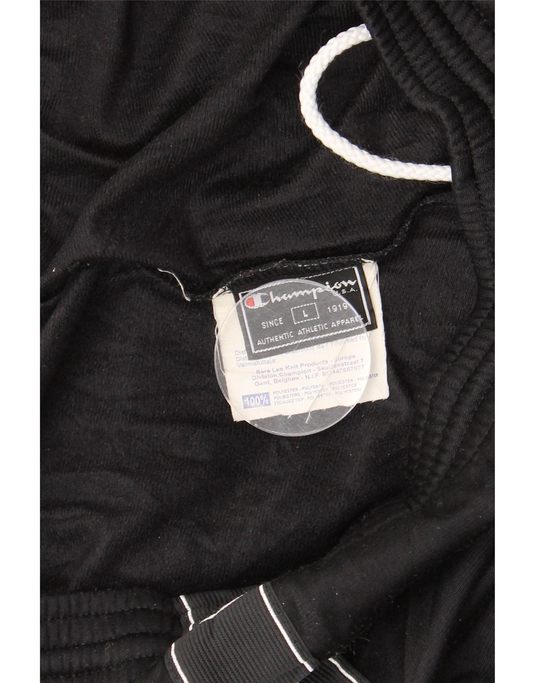 CHAMPION Herre grafisk træningsdragt Bukser Stor sort polyester