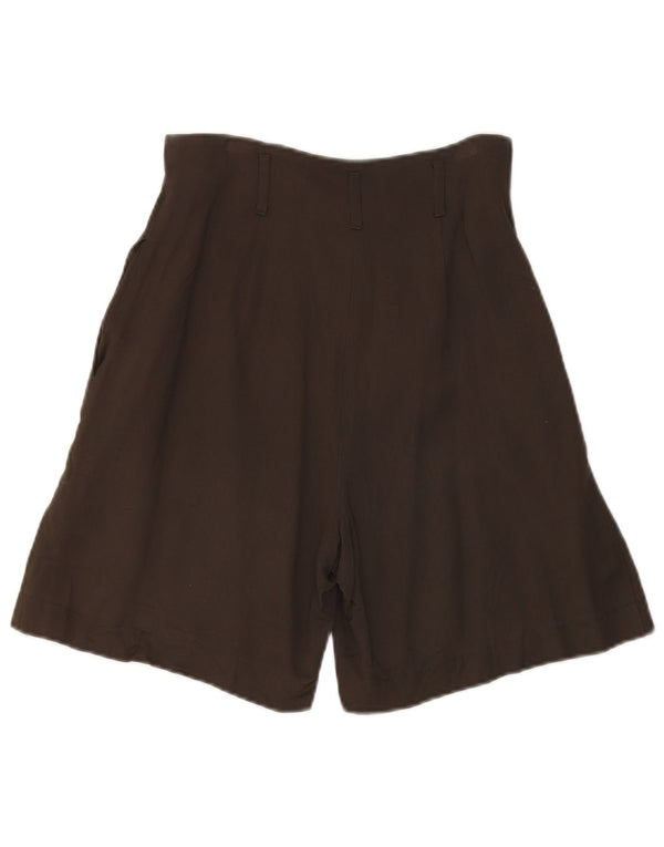 Penny Black Womens High Waist Pegged Casual Shorts UK 10 Small W26 Brown