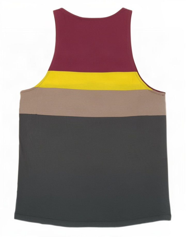 Cos Herrevest Top Medium Flerfarvet Colourblock Bomuld