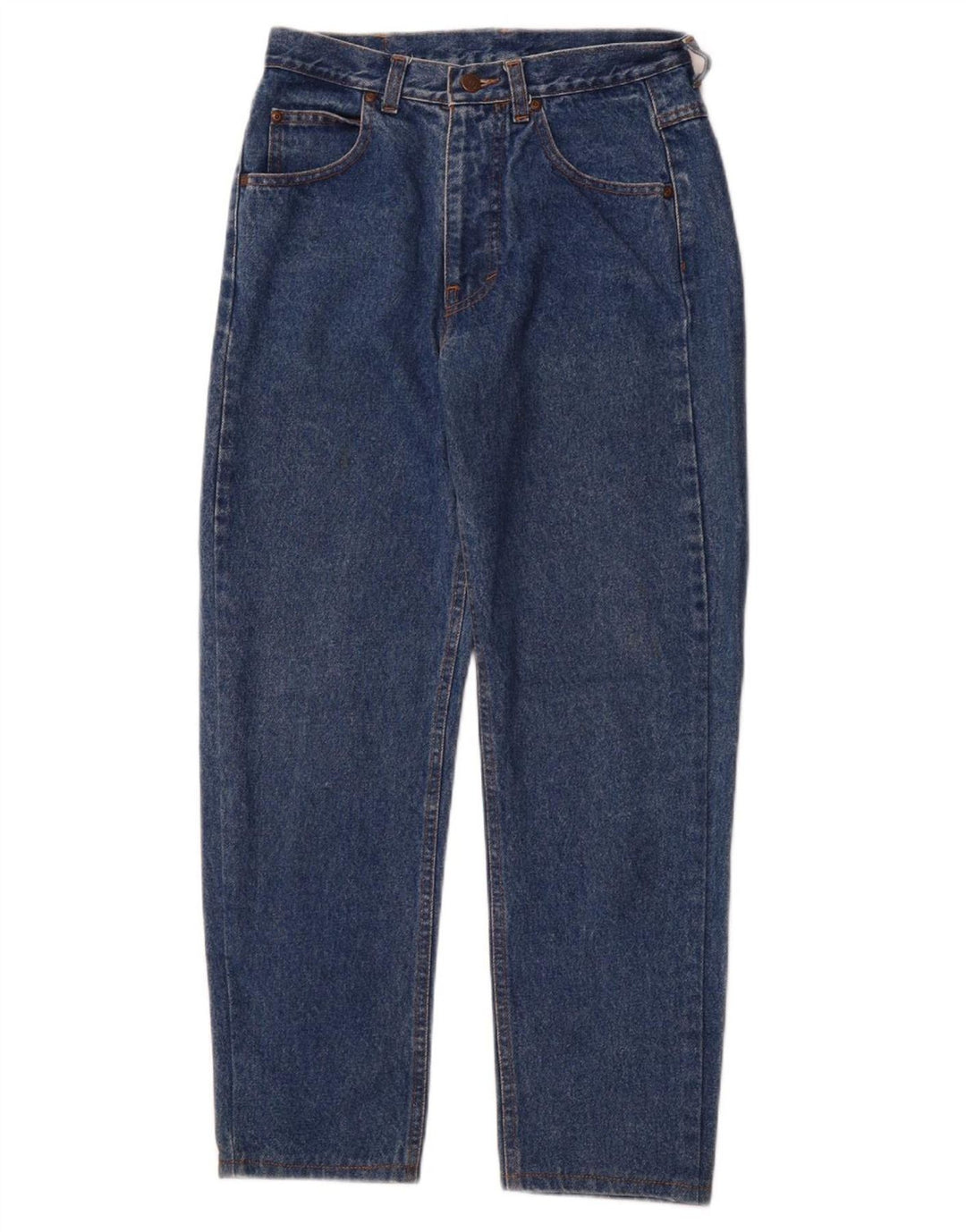 BENETTON Straight jeans til mænd W28 L27 blå bomuld