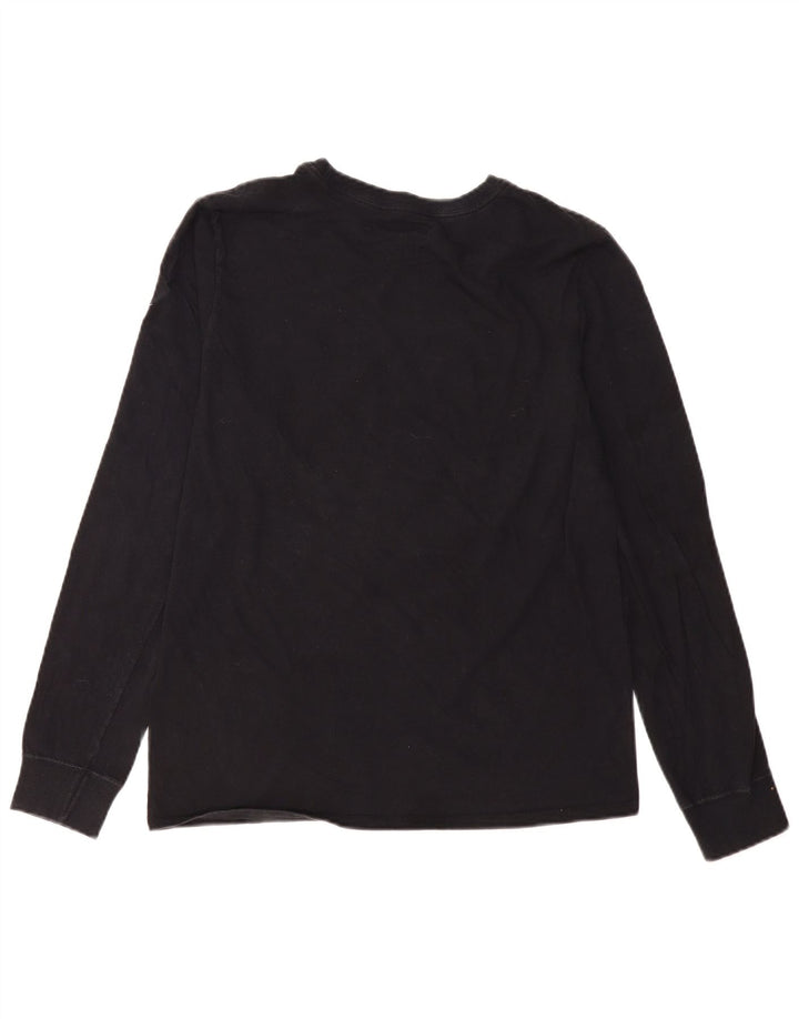 Nike Herre Athletic Cut Grafisk Top Langærmet Medium Sort