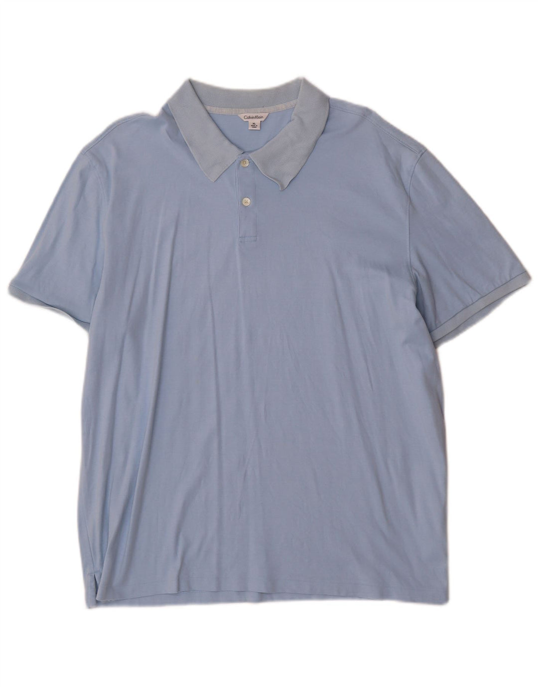 Calvin Klein herre poloshirt XL blå bomuld
