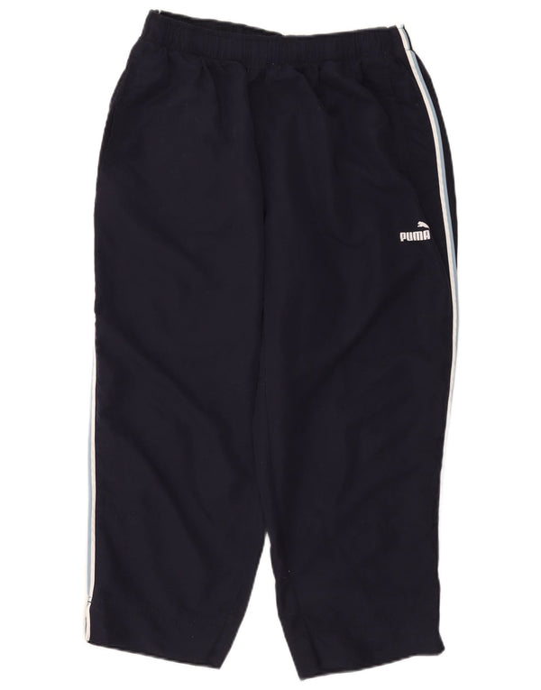 Puma Mens Tracksuit Trousers Large  Navy Blue Polyester
