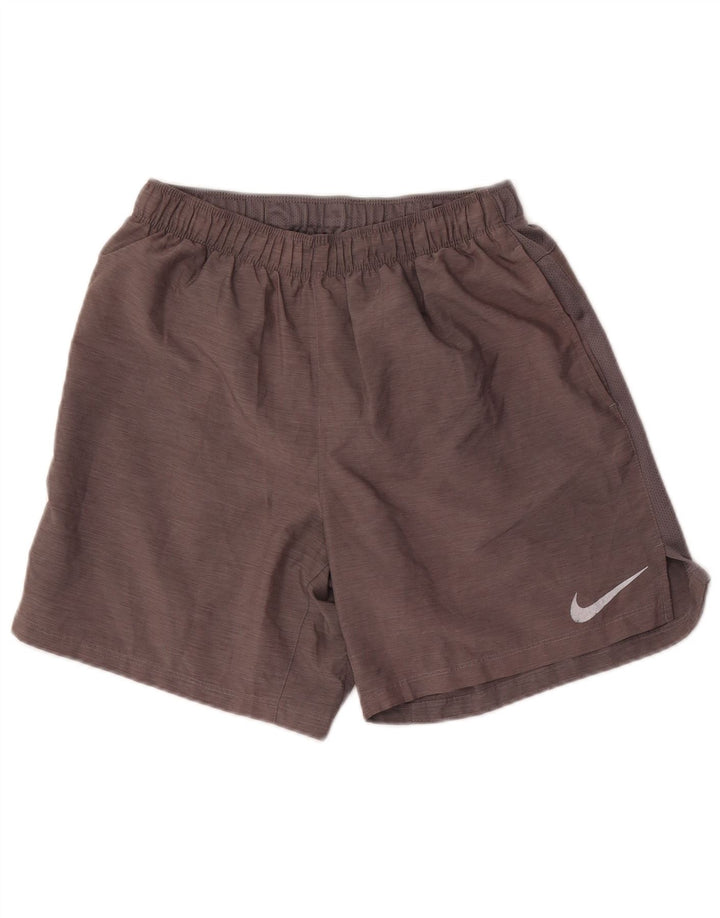 Nike Herre Dri Fit sportsshorts mellemgrå polyester