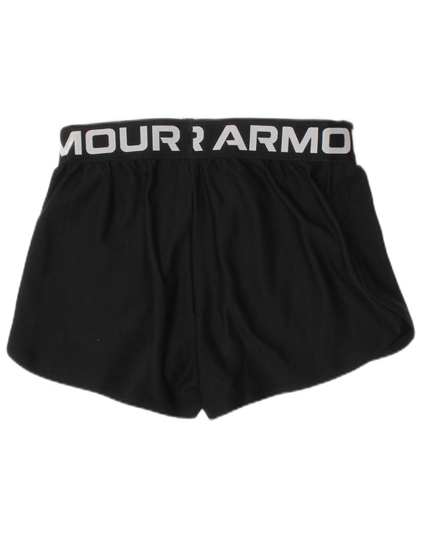 Under Armour Boys Heat Gear Grafiske sportsshorts 7-8 år Small Black