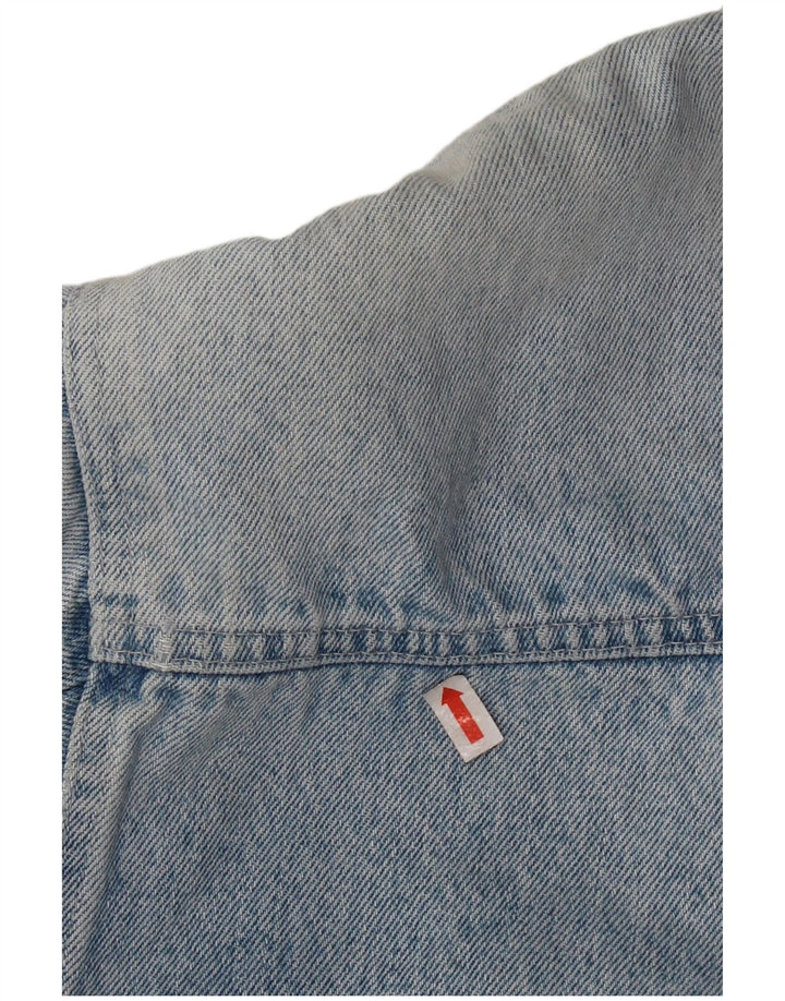 Uniform Herre Denim Sherpa Jacket UK 42 XL Blå