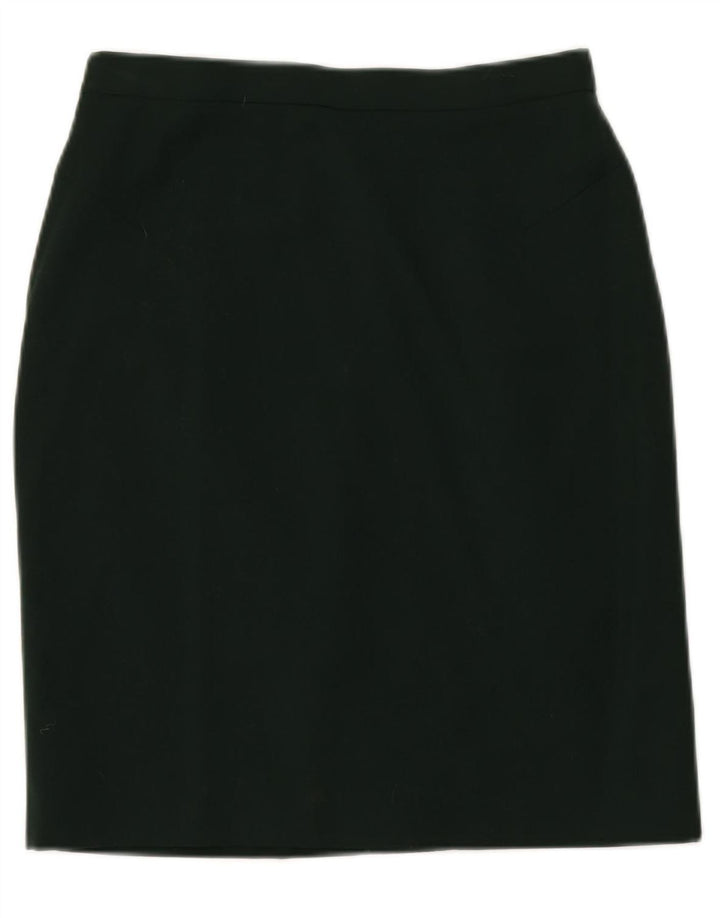 LAUREL Womens Pencil Skirt IT 42 Medium W28  Green Wool