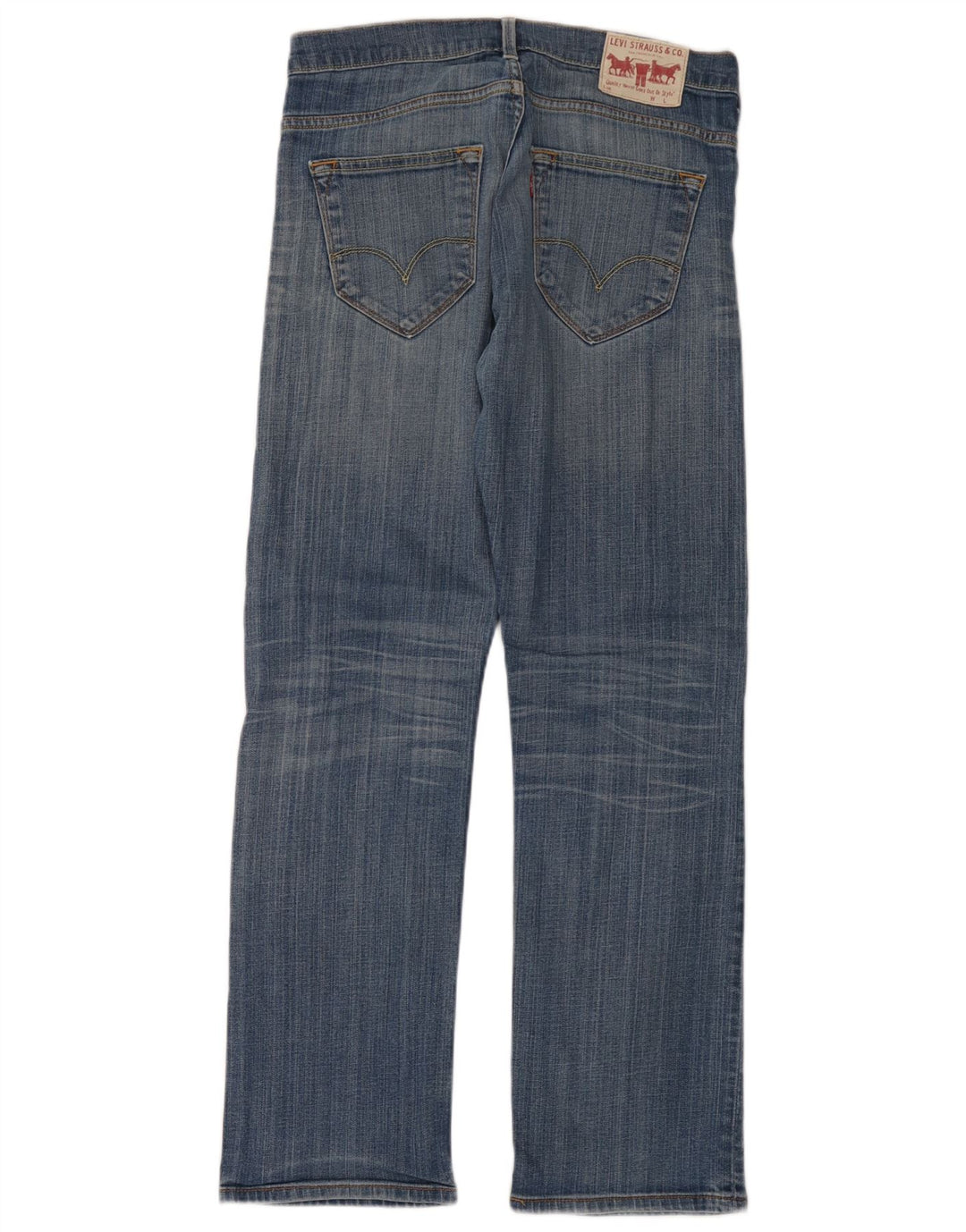 Levi's Straight Jeans til mænd W32 L32 blå bomuld