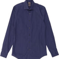 CALVIN KLEIN Mens Slim Fit Shirt Size 15 38 Medium Navy Blue Vintage Calvin Klein and Second-Hand Calvin Klein from Messina Hembry 