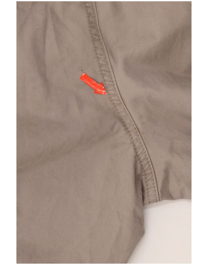 Marks & Spencer Regular Chino Bukser til kvinder W34 L29 Grå Bomuld