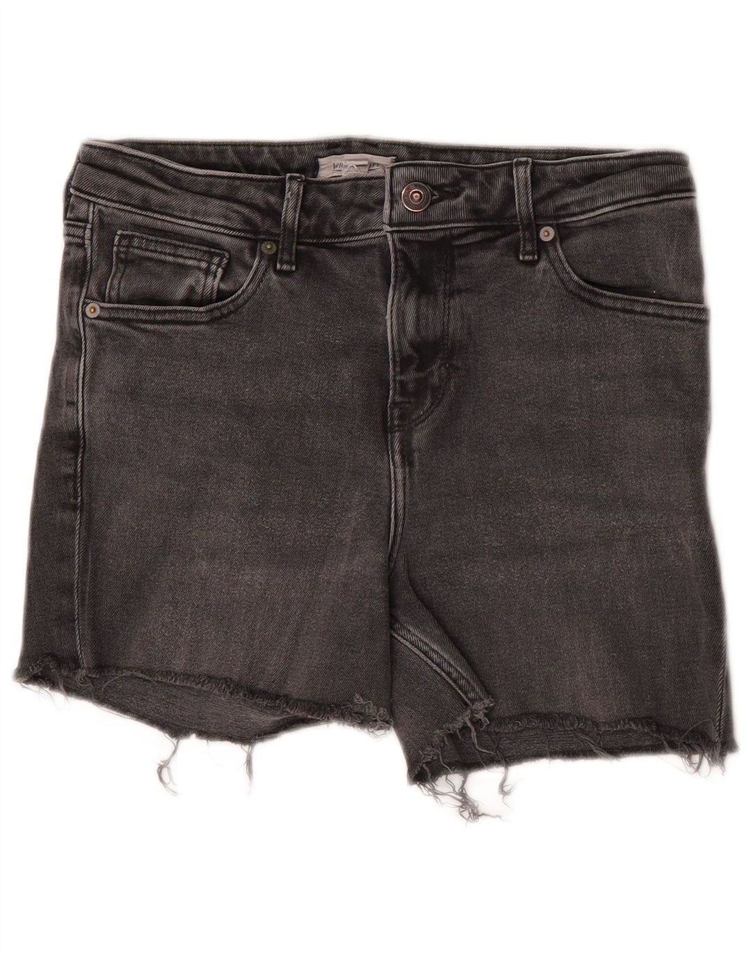 White Stuff Dame denim Shorts UK 10 Small W28 Grå Bomuld