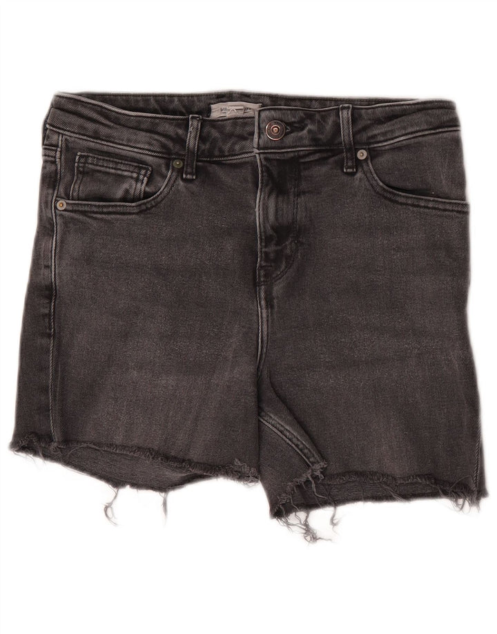 White Stuff Dame denim Shorts UK 10 Small W28 Grå Bomuld