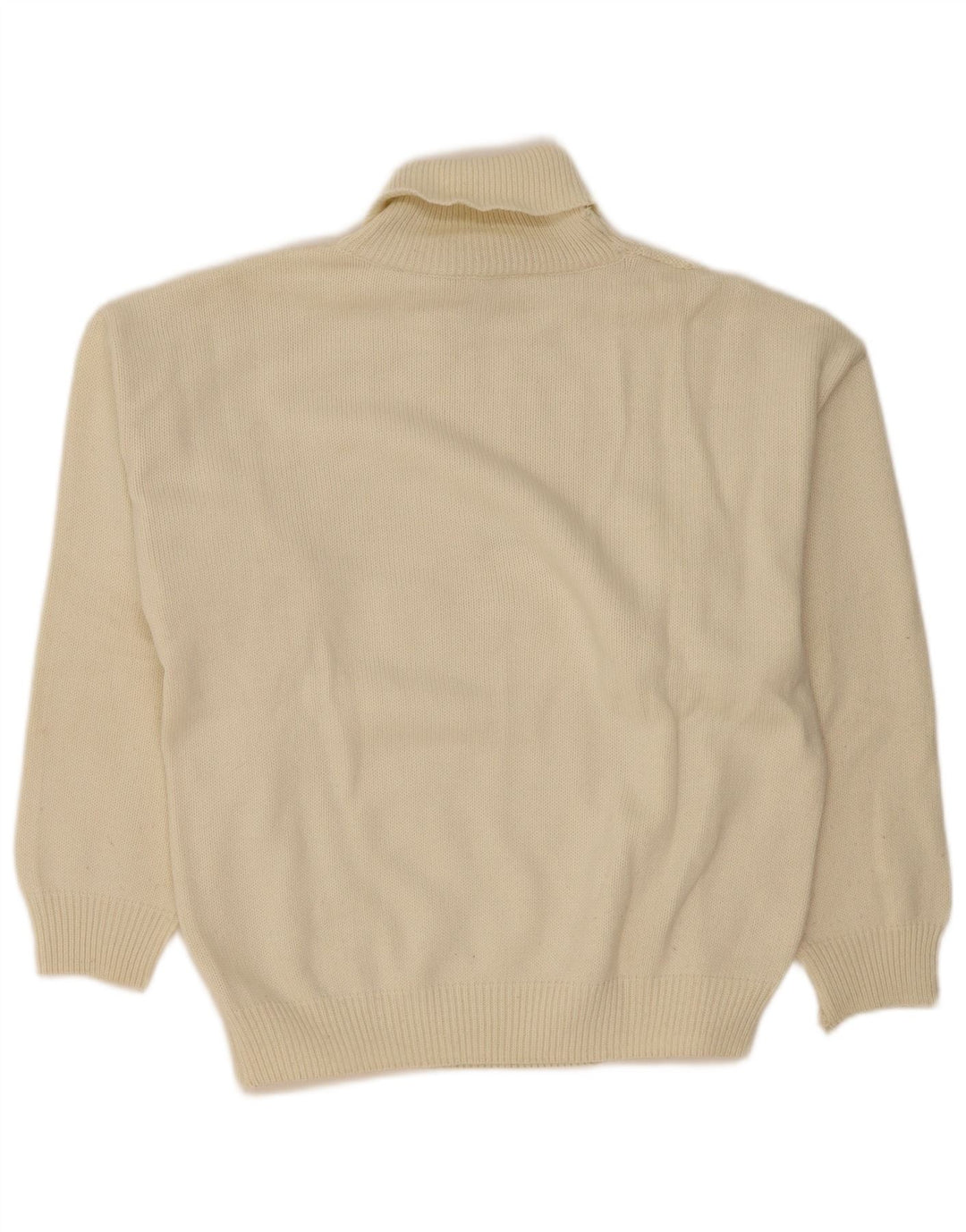 Vintage Herre rullehals sweater Large Off White