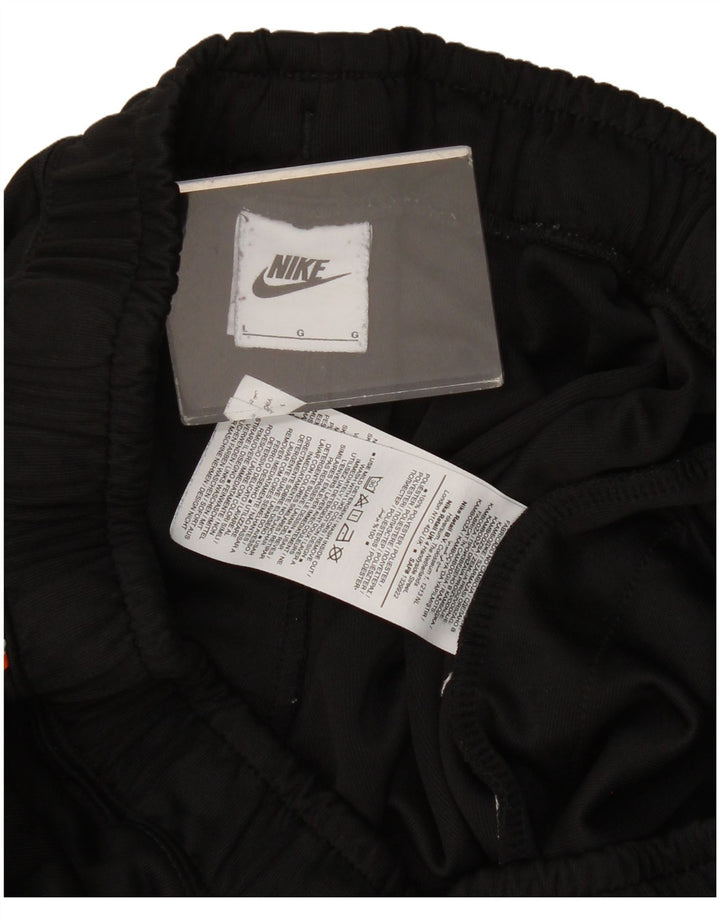 Nike Grafisk træningsdragtbukser til kvinder Joggers UK 16 Large Black Polyester