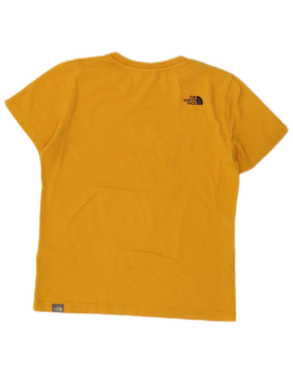 The North Face Boys Grafisk T-Shirt Top 11-12 År Stor Gul Bomuld