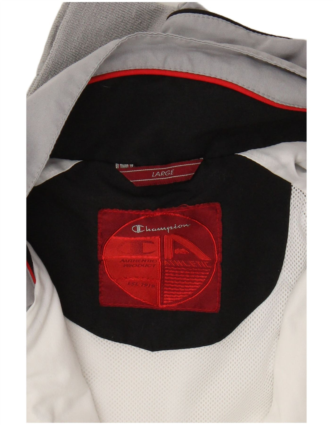 CHAMPION Træningsdragt til mænd Topjakke Stor Hvid Colourblock Polyester