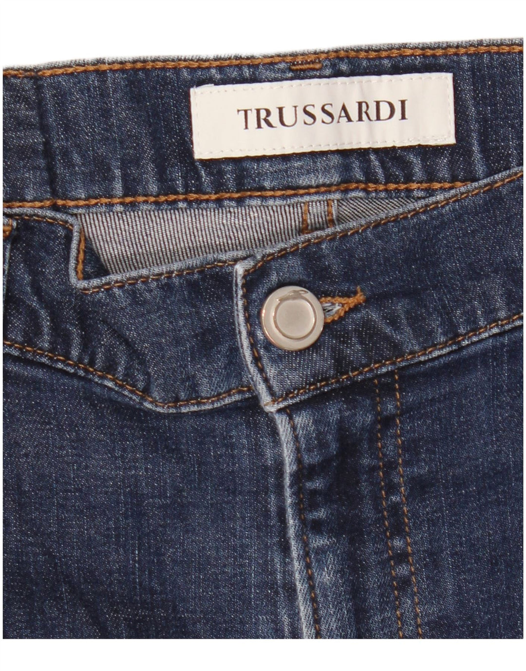 TRUSSARDI Slim Jeans til mænd W34 L32 Marineblå
