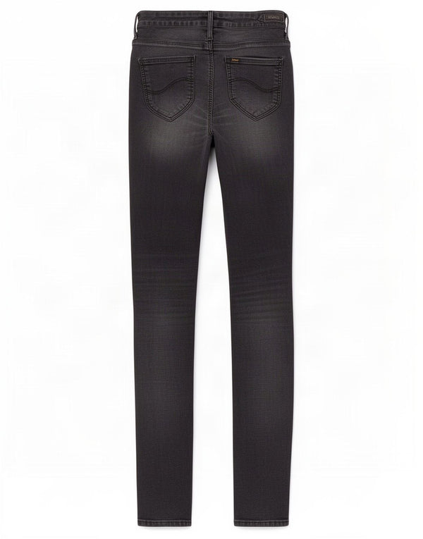 Lee Womens Skyler Skinny Jegging Jeans W27 L32 Grå Bomuld