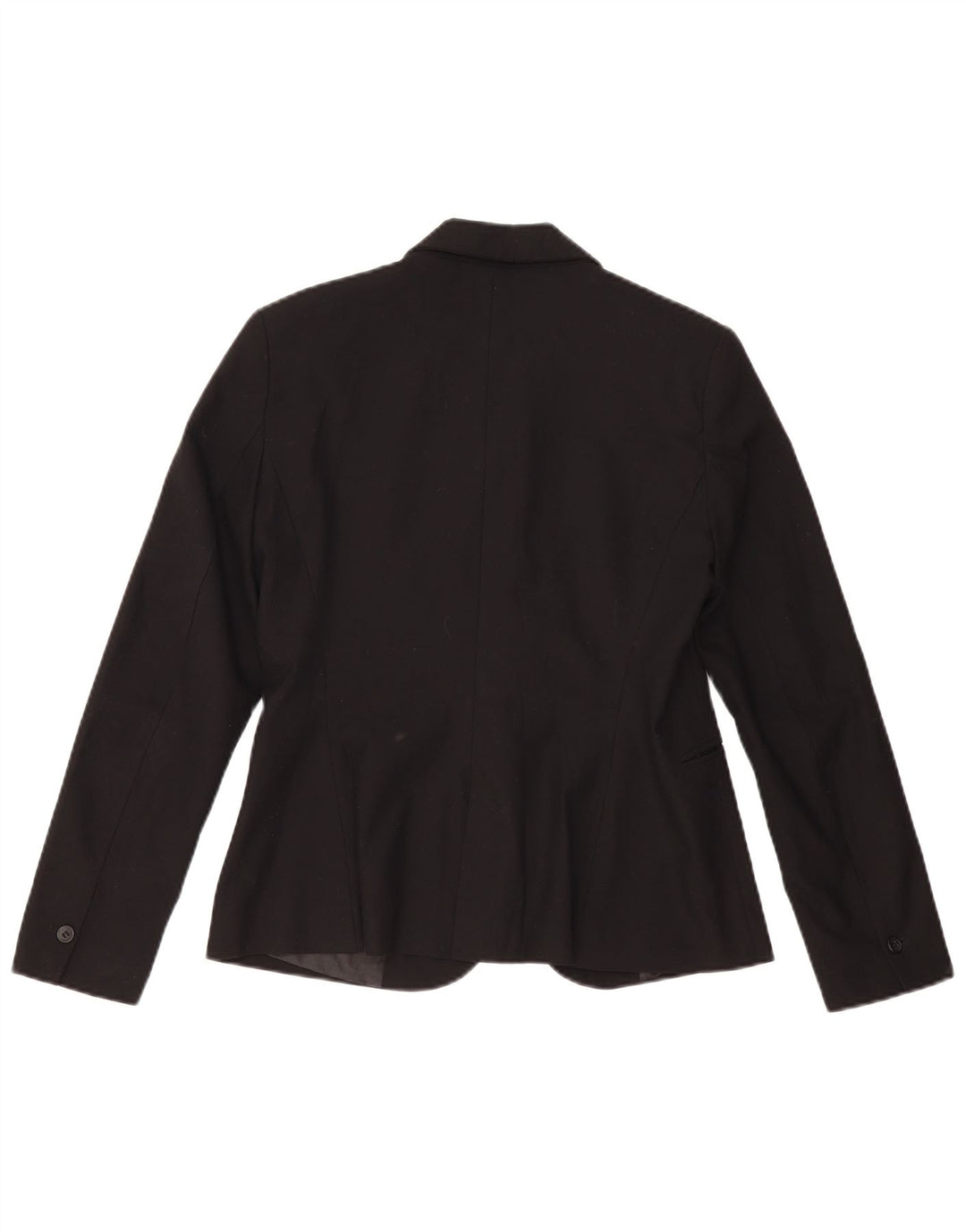 Zara Dame 1-knaps blazerjakke EU 40 Medium Sort