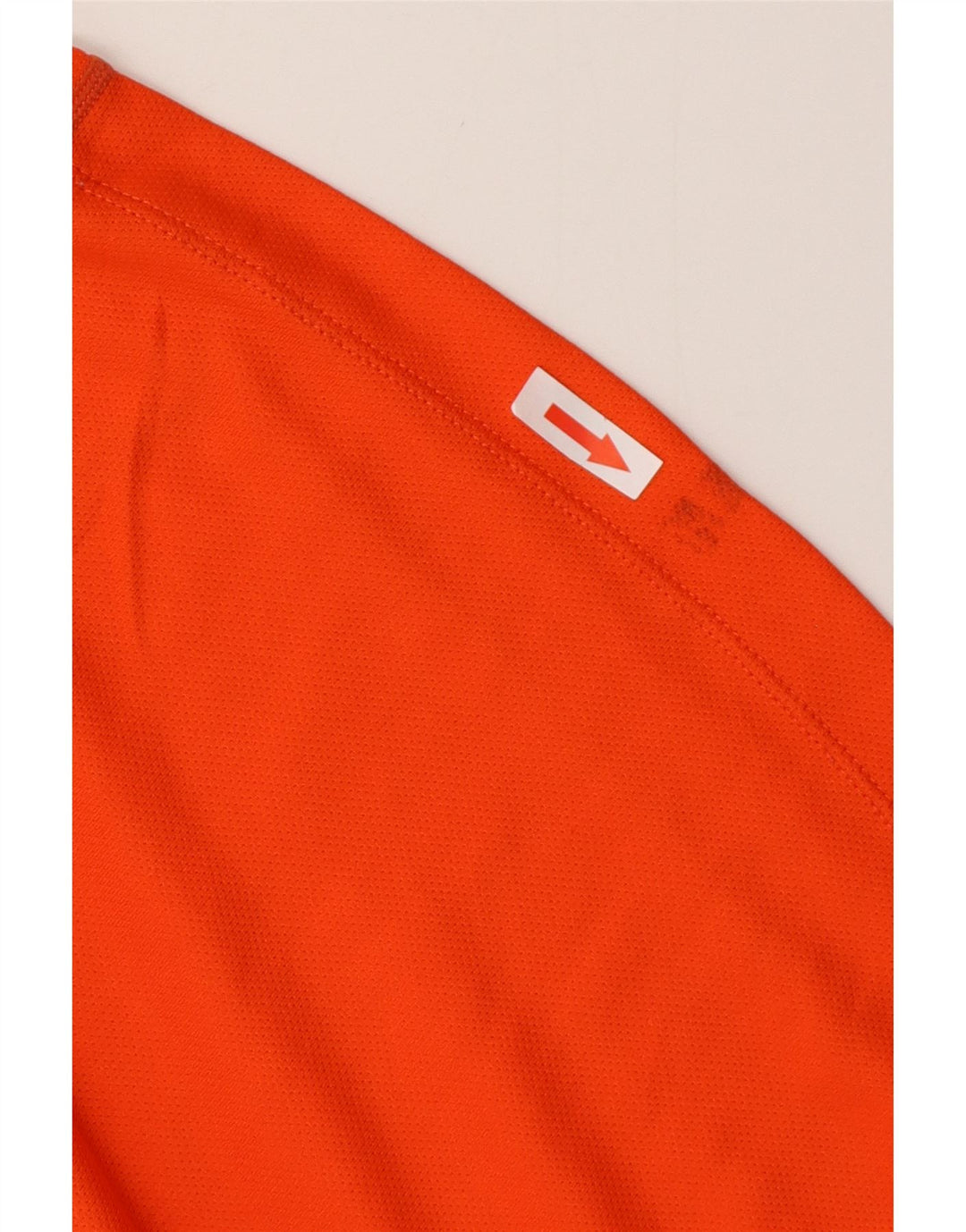 NIKE Herre Dri Fit T-Shirt Top Lille Orange Colourblock
