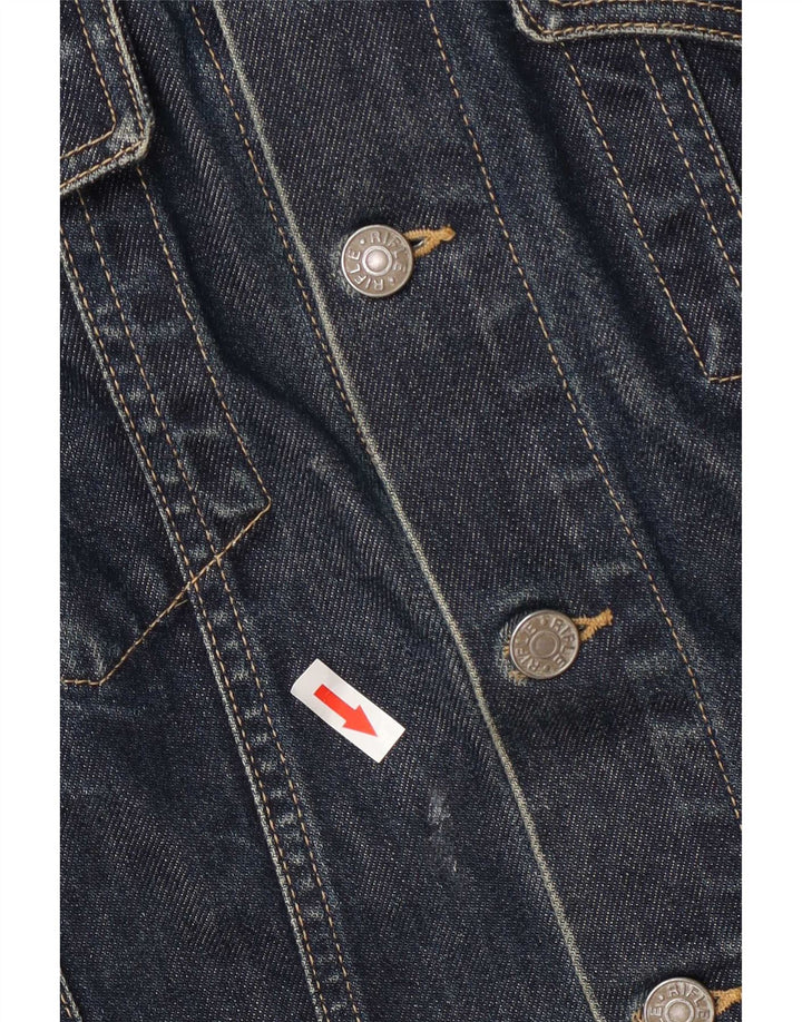Rifle Dame denimjakke UK 14 Medium Navyblå Bomuld