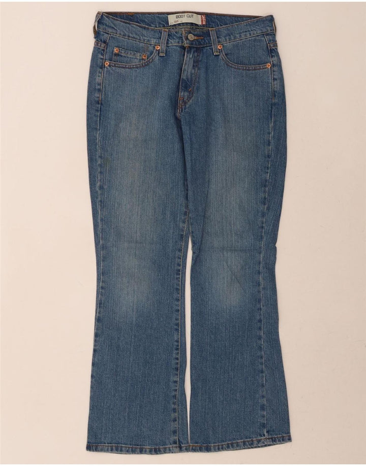 LEVI'S Womens 515 Bootcut Jeans US 8 Medium W30 L29 Blue Cotton Vintage Levi's and Second-Hand Levi's from Messina Hembry 
