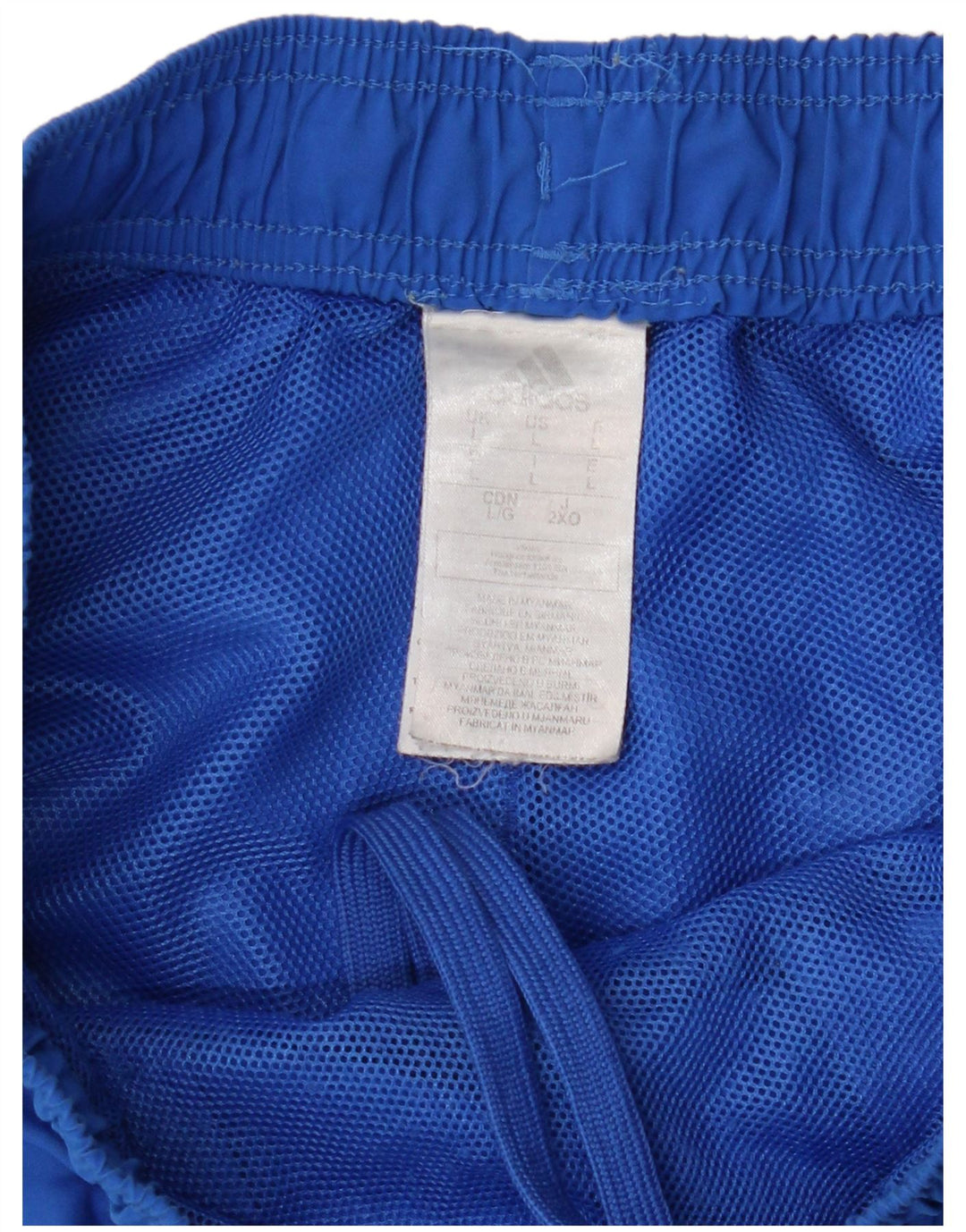 Adidas Badeshorts til mænd store blå polyester