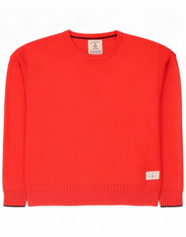 Joules Dame sweater med rund hals DK 12 Medium Rød Bomuld