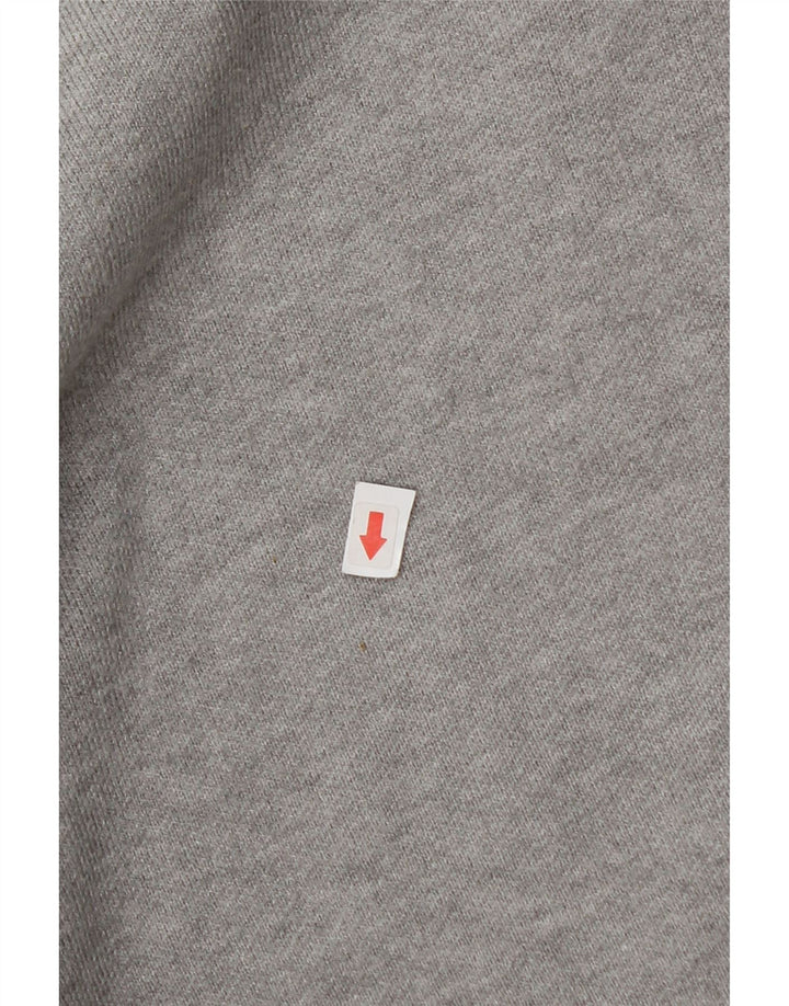 Zara Womens Crop Hættetrøje trøje UK 14 Medium Grey Viscose