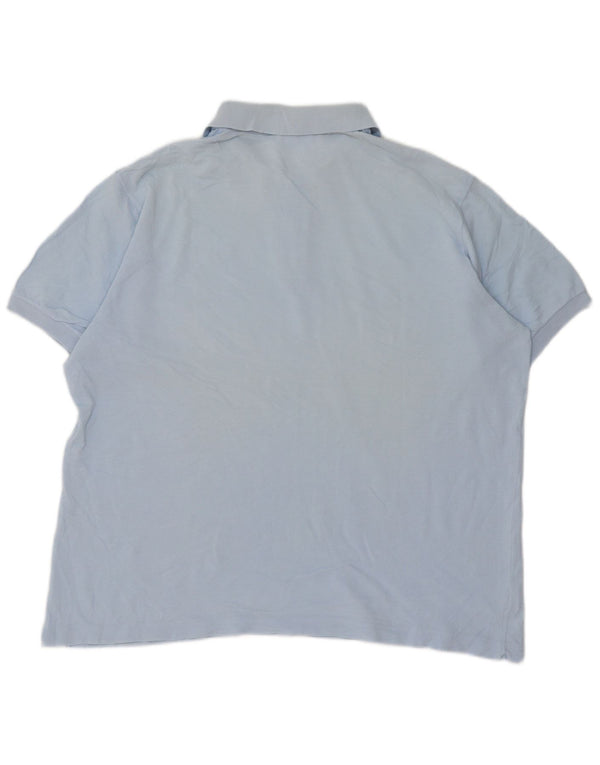 Lacoste Herre Polo Shirt Str. 7 2XL Blå Bomuld