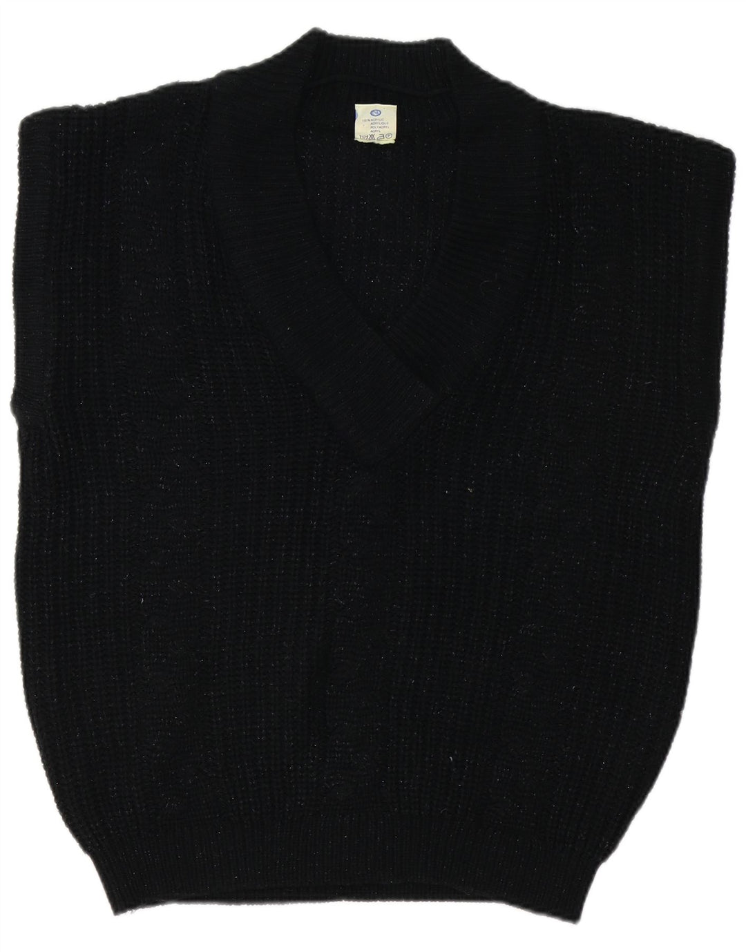 YESSICA Damevest Tank Top UK 16 Stor Sort Akryl