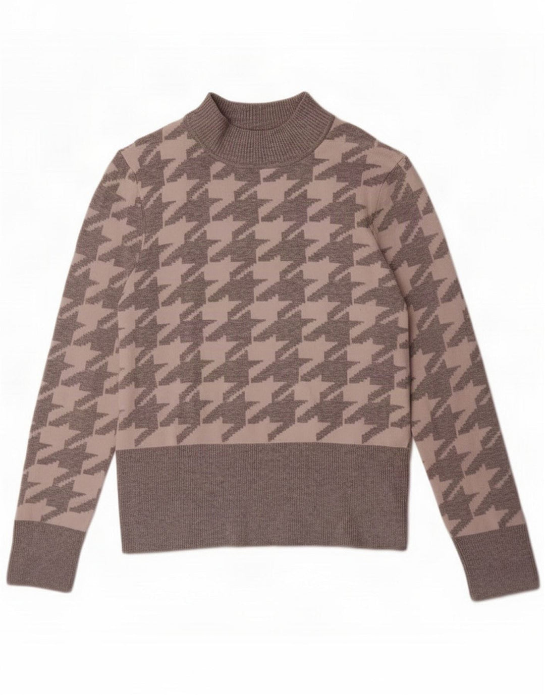 Marks & Spencer Dame Turtle Neck Jumper Sweater UK 14 Large Grey